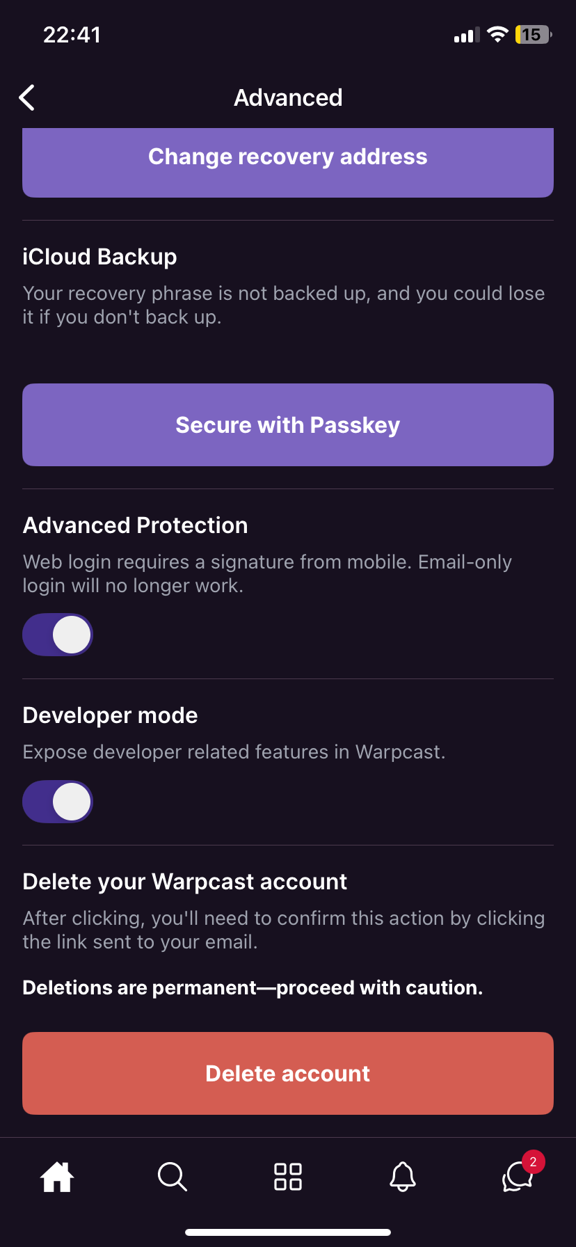 Enable Developer Tools