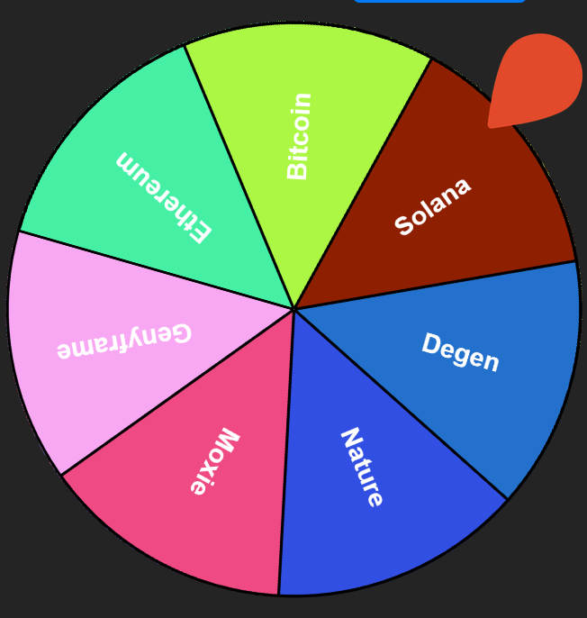 Spin the Wheel app